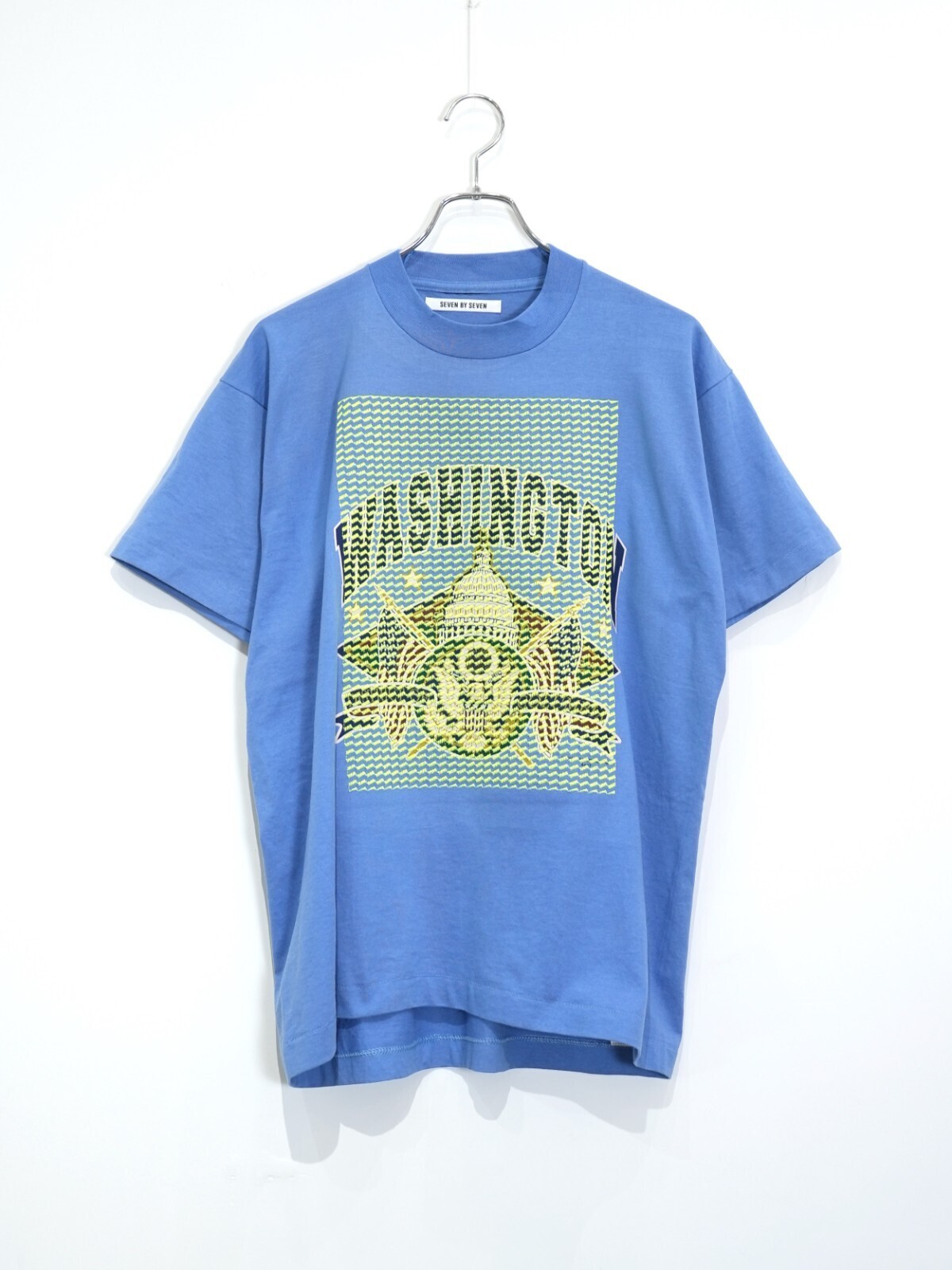 SEVEN BY SEVEN 男士 REWORK EMBROIDERY TEE- Blurred print- (24SS) 圖片12