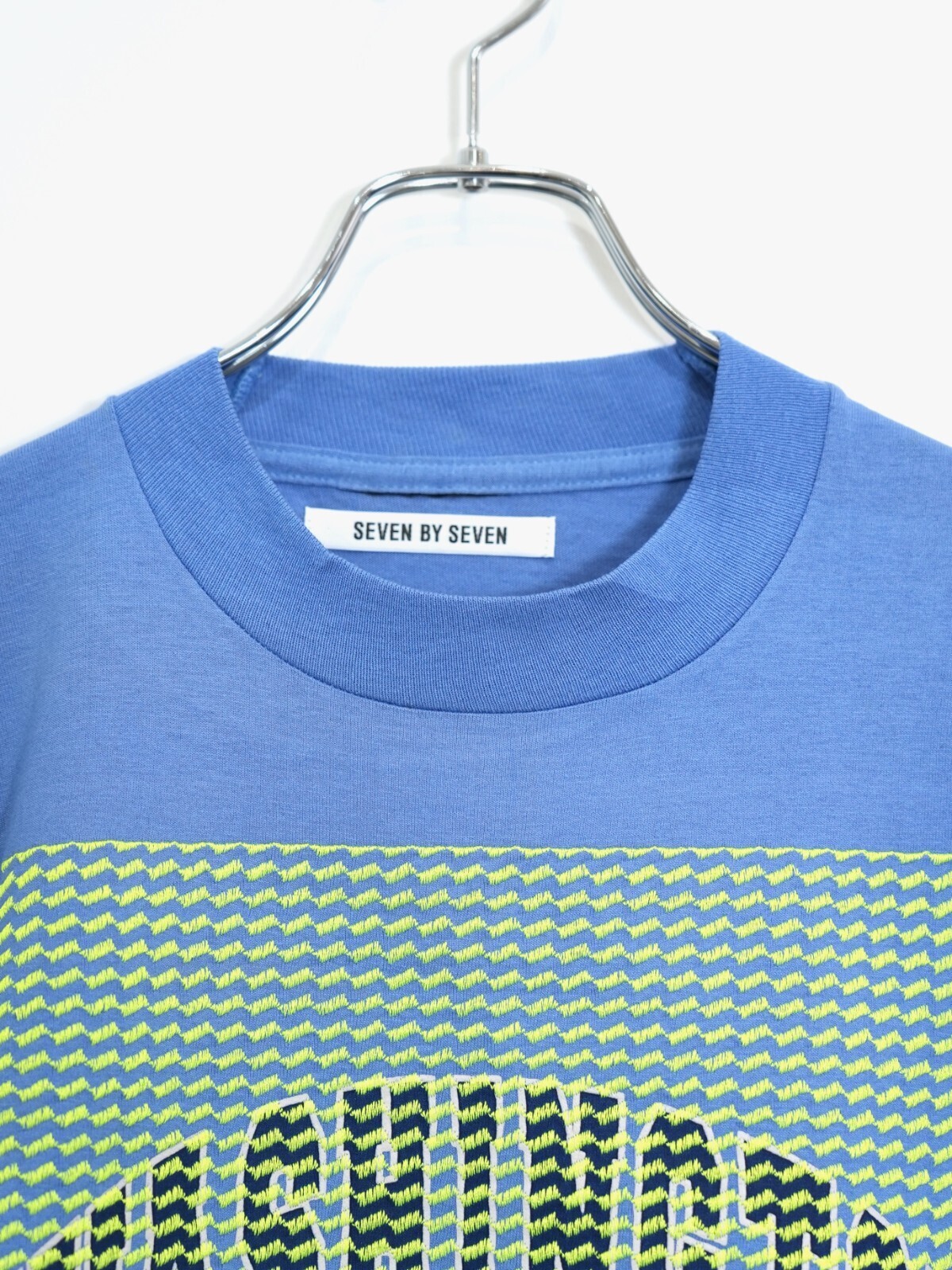 SEVEN BY SEVEN 男士 REWORK EMBROIDERY TEE- Blurred print- (24SS) 圖片14