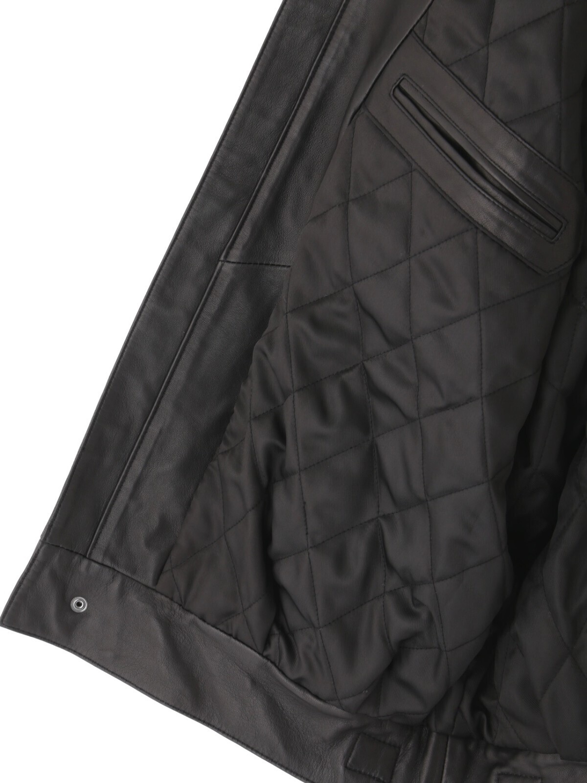 SEVEN BY SEVEN 男士 STORM FLAP LEATHER BLOUSON‐Sheep leather‐ 图片10