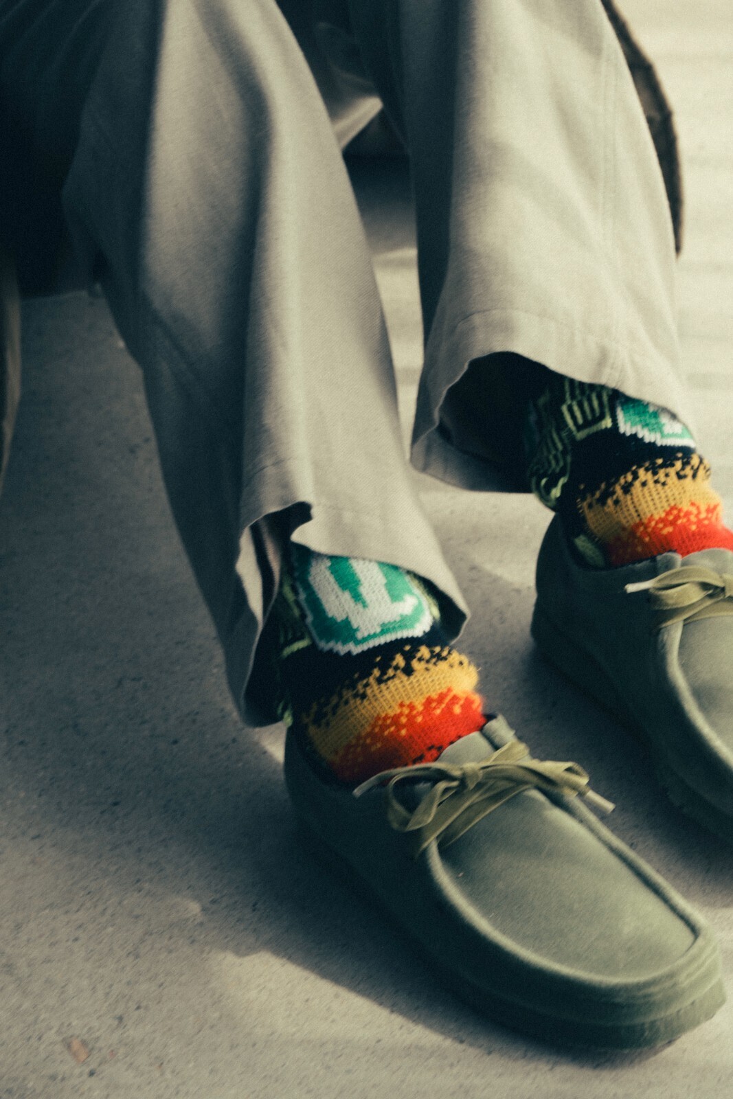 SEVEN BY SEVEN 男士 【SBS*CLARKS ORIGINAL】PIGMENT SPRAYING SHOES‐Wallabee‐ 图片23