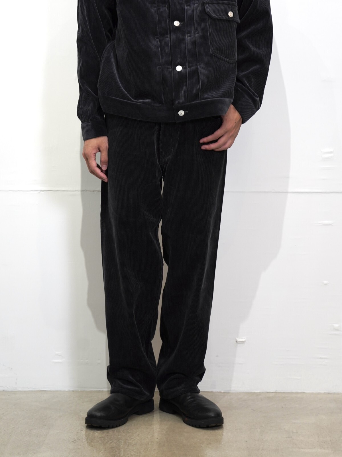 SEVEN BY SEVEN MENS CORDUROY WIDE PANTS‐Modal mix‐ IMAGE9
