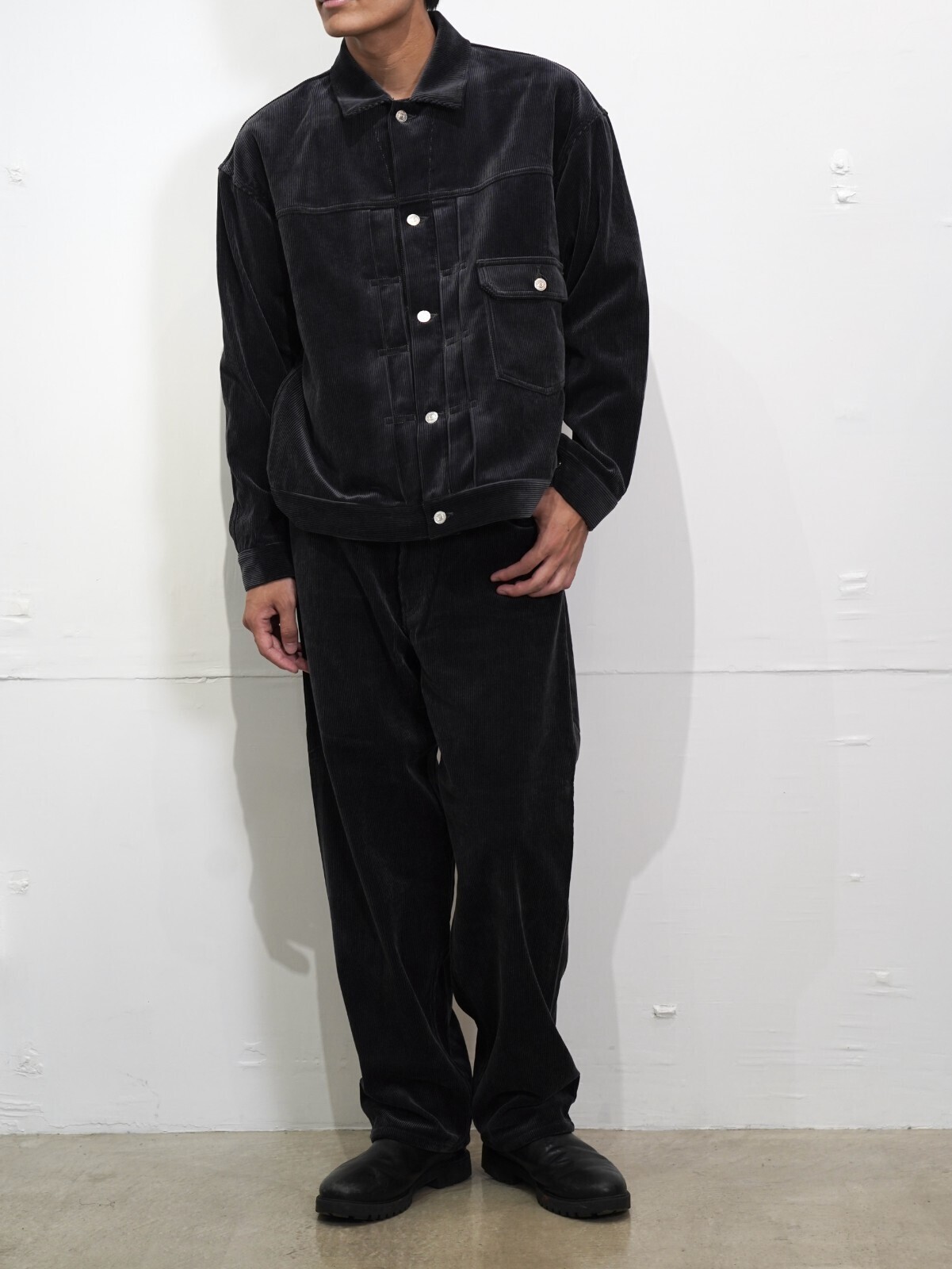 SEVEN BY SEVEN MENS CORDUROY WIDE PANTS‐Modal mix‐ IMAGE7