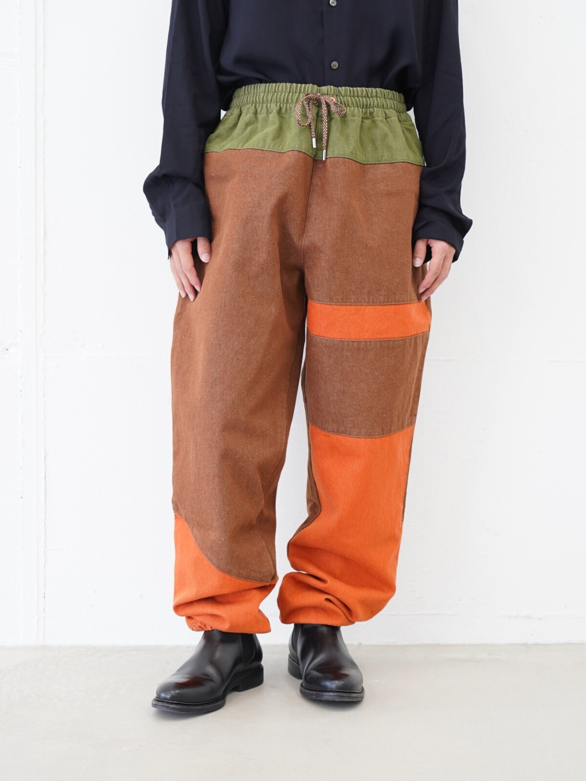 SEVEN BY SEVEN 男士 PATCHWORK DENIM EASY PANTS‐Type : AIR FLIGHT‐ 圖片1