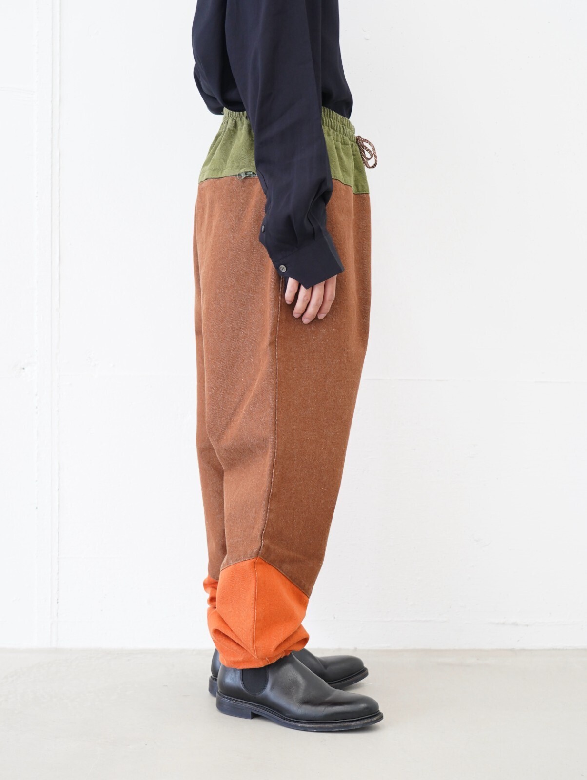 SEVEN BY SEVEN 男裝 PATCHWORK DENIM EASY PANTS‐Type : AIR FLIGHT‐ 圖片2