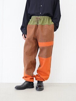 SEVEN BY SEVEN 男士 PATCHWORK DENIM EASY PANTS‐Type : AIR FLIGHT‐ 圖片5