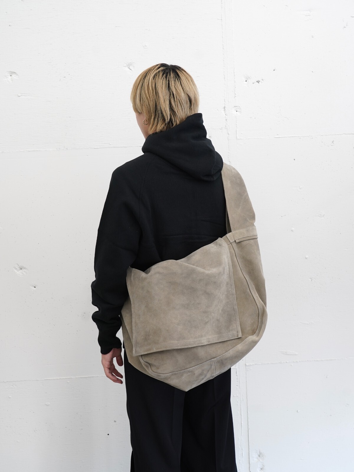 SEVEN BY SEVEN WOMENS & MENS LEATHER SHOULDER BAG‐Cow split leather‐ (24AW) IMAGE16