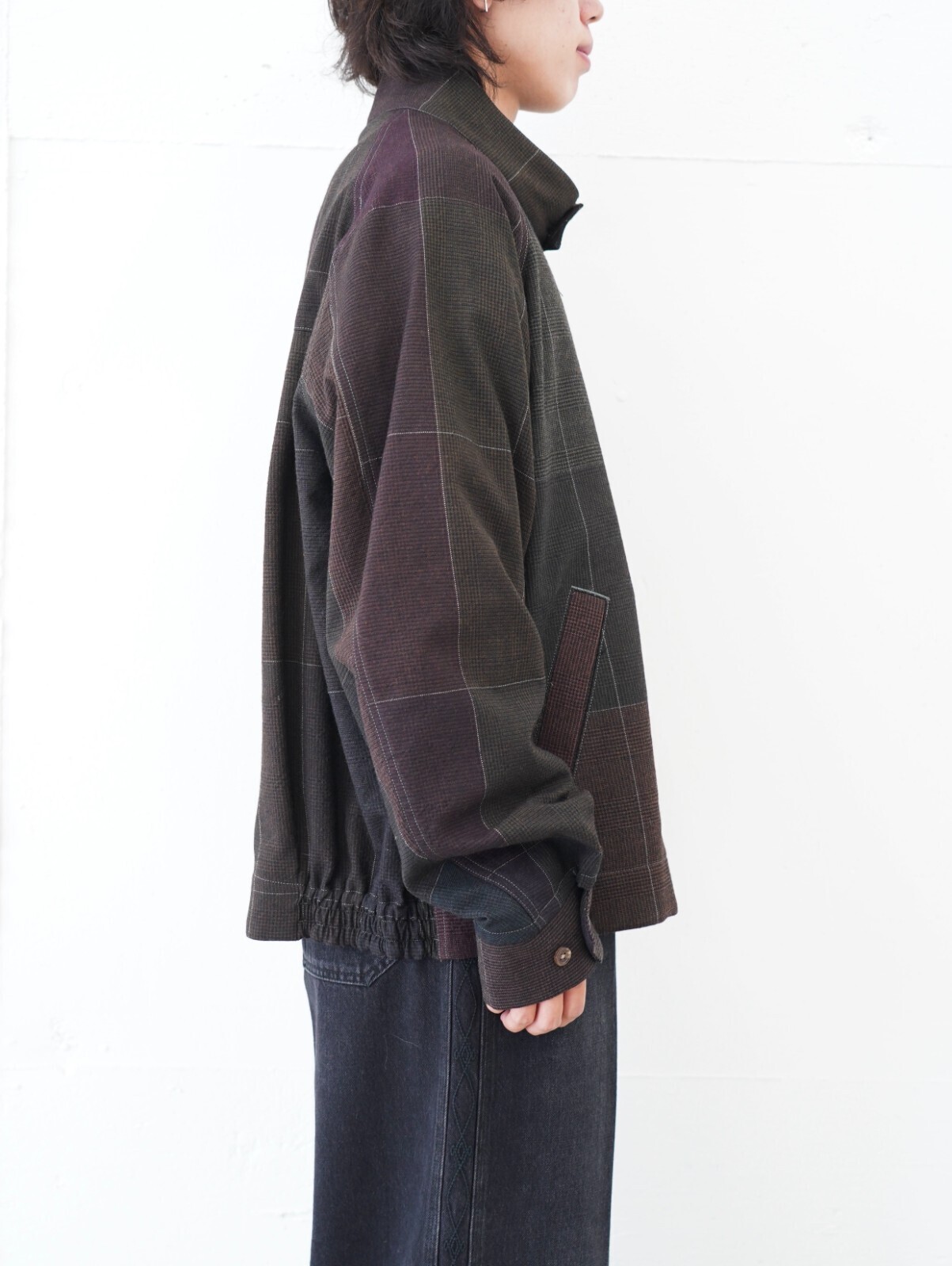 SEVEN BY SEVEN MENS REWORK DRIZZLER JACKET‐Strike off fabrics‐ IMAGE2