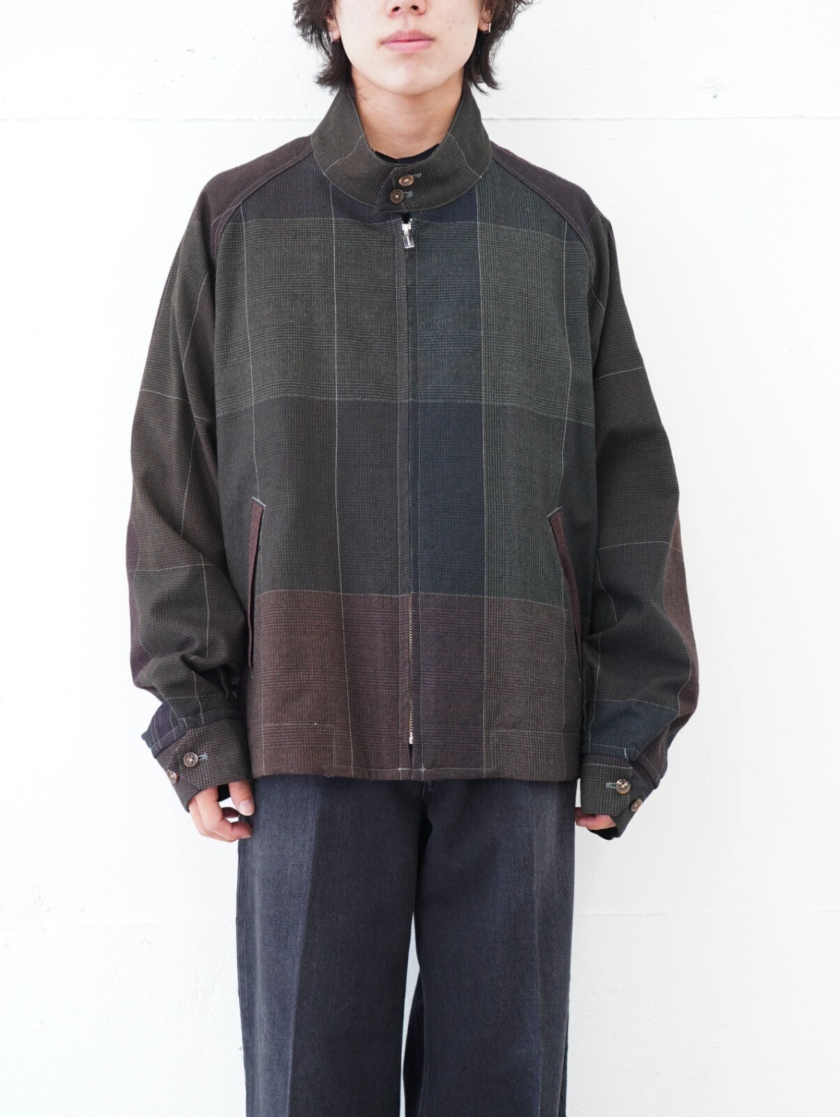 SEVEN BY SEVEN MENS REWORK DRIZZLER JACKET‐Strike off fabrics‐ IMAGE1