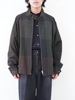 SEVEN BY SEVEN MENS REWORK DRIZZLER JACKET‐Strike off fabrics‐ IMAGE5