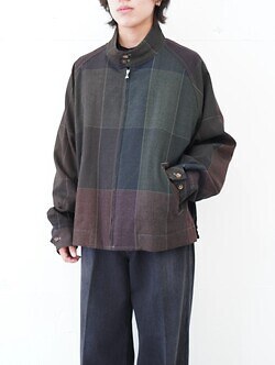 SEVEN BY SEVEN MENS REWORK DRIZZLER JACKET‐Strike off fabrics‐ IMAGE4