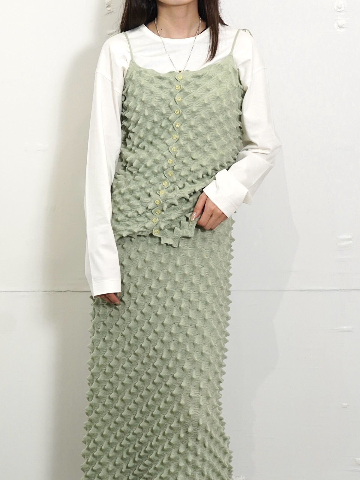 OPEN SESAME CLUB 女裝 durian camisole (24AW) 圖片7