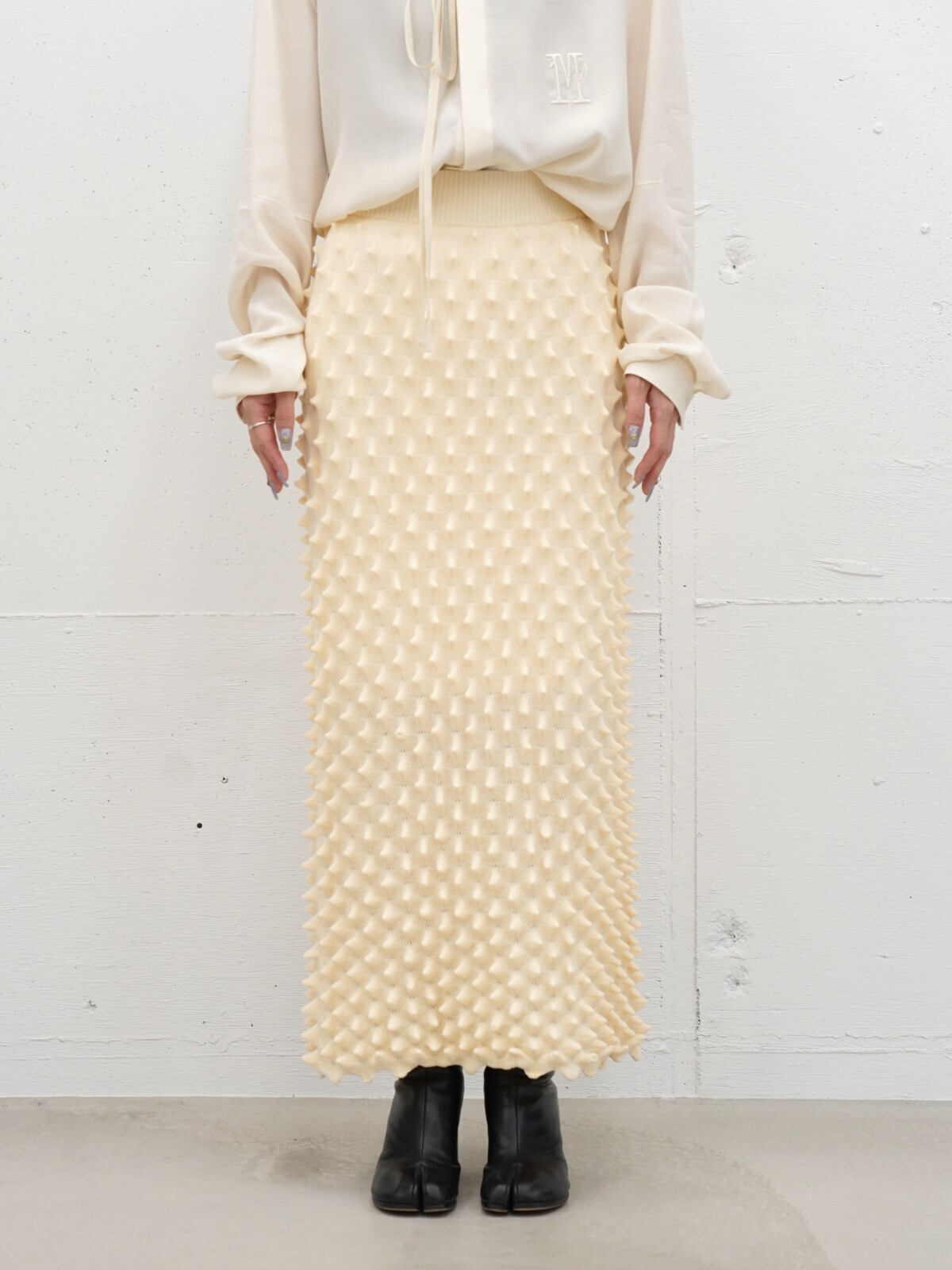 OPEN SESAME CLUB 여성 durian long skirt (24AW) 이미지18