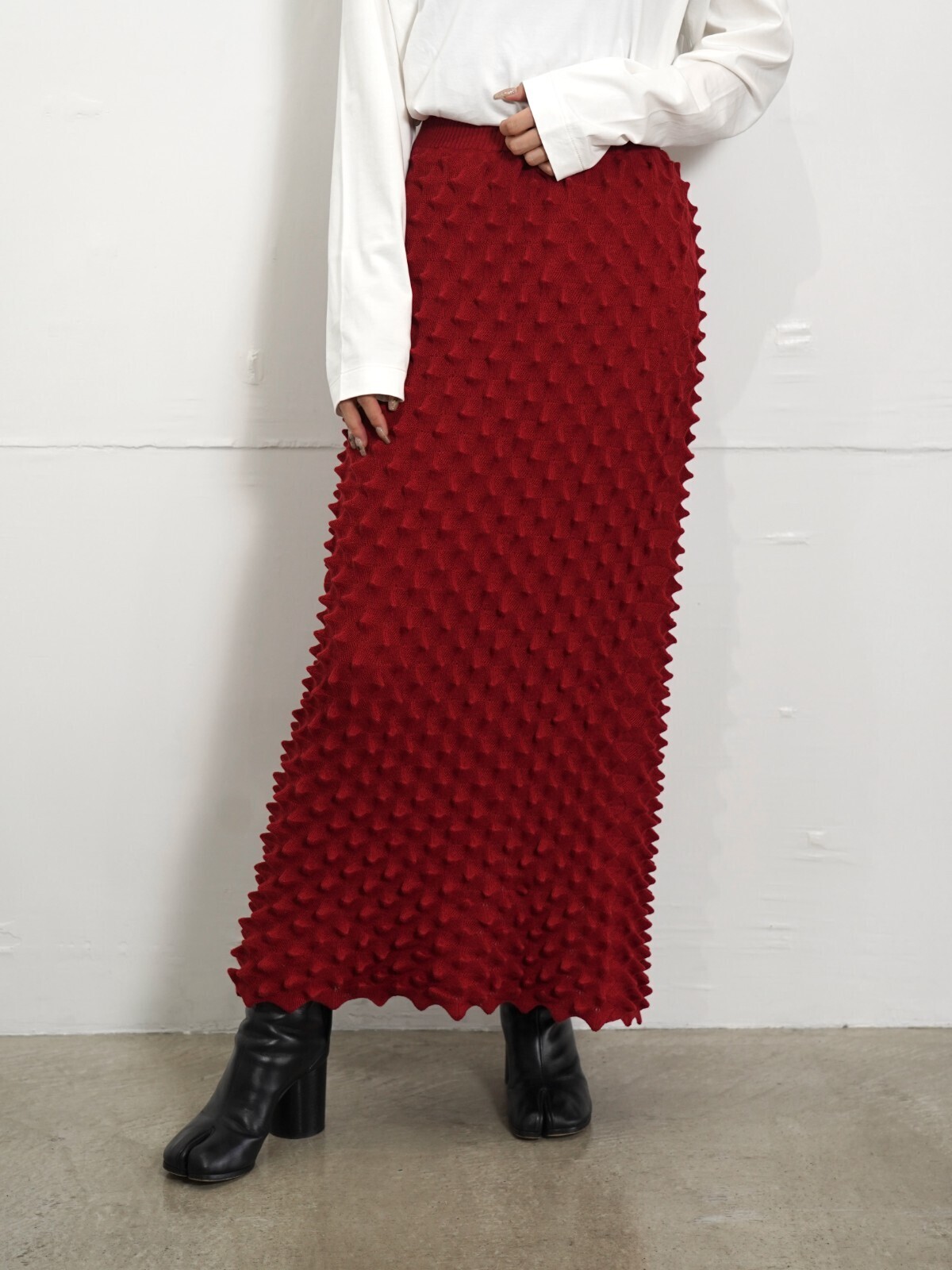 OPEN SESAME CLUB 여성 durian long skirt (24AW) 이미지7