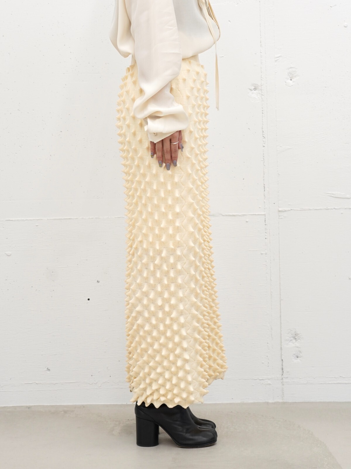 OPEN SESAME CLUB 여성 durian long skirt (24AW) 이미지19