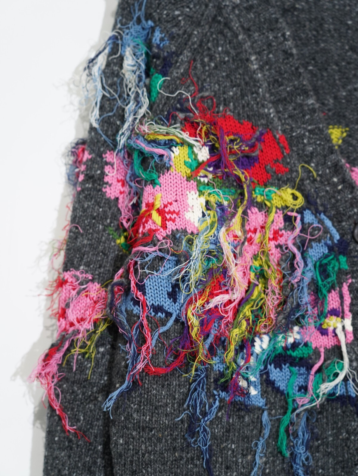 OPEN SESAME CLUB 女士 & 男士 flower fringe cardigan 圖片6