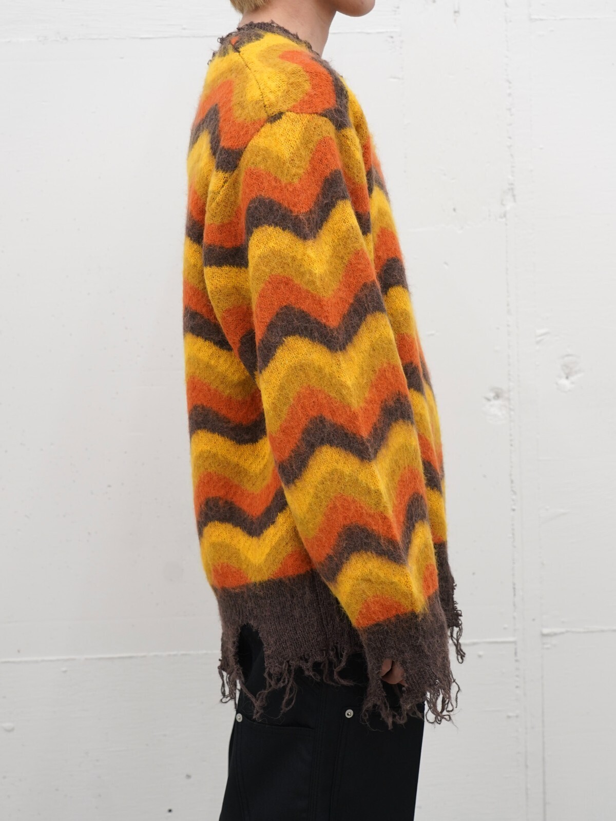 Lamrof 女士 & 男士 Wave Mohair Knit 圖片20