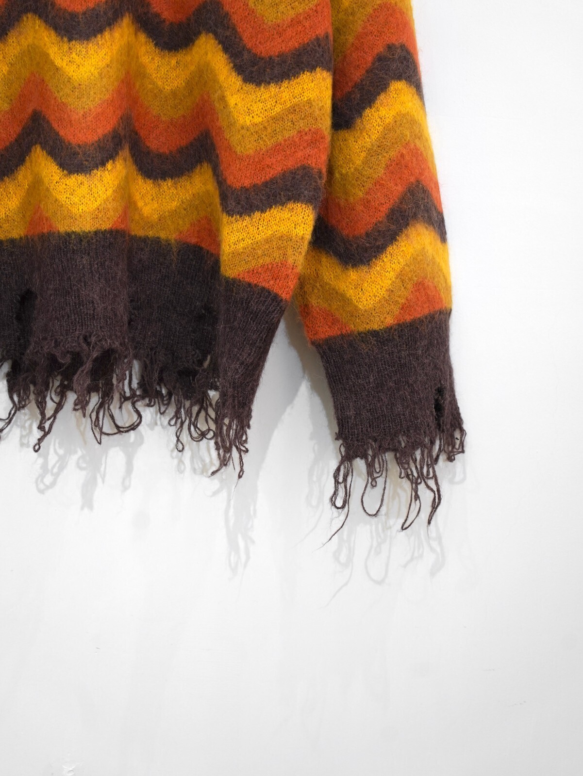 Lamrof 女士 & 男士 Wave Mohair Knit 圖片16