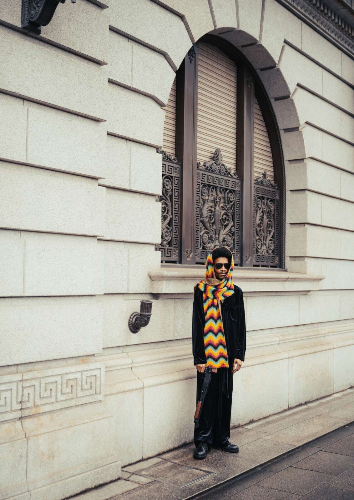 Lamrof 女士 & 男士 Wave Mohair Stole 图片12