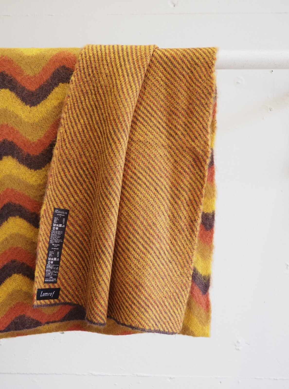 【kz】Lamrof Wave Mohair Stall Wave Mohair Stole - Lamrof 女士& 男士｜官方网站- REROPE