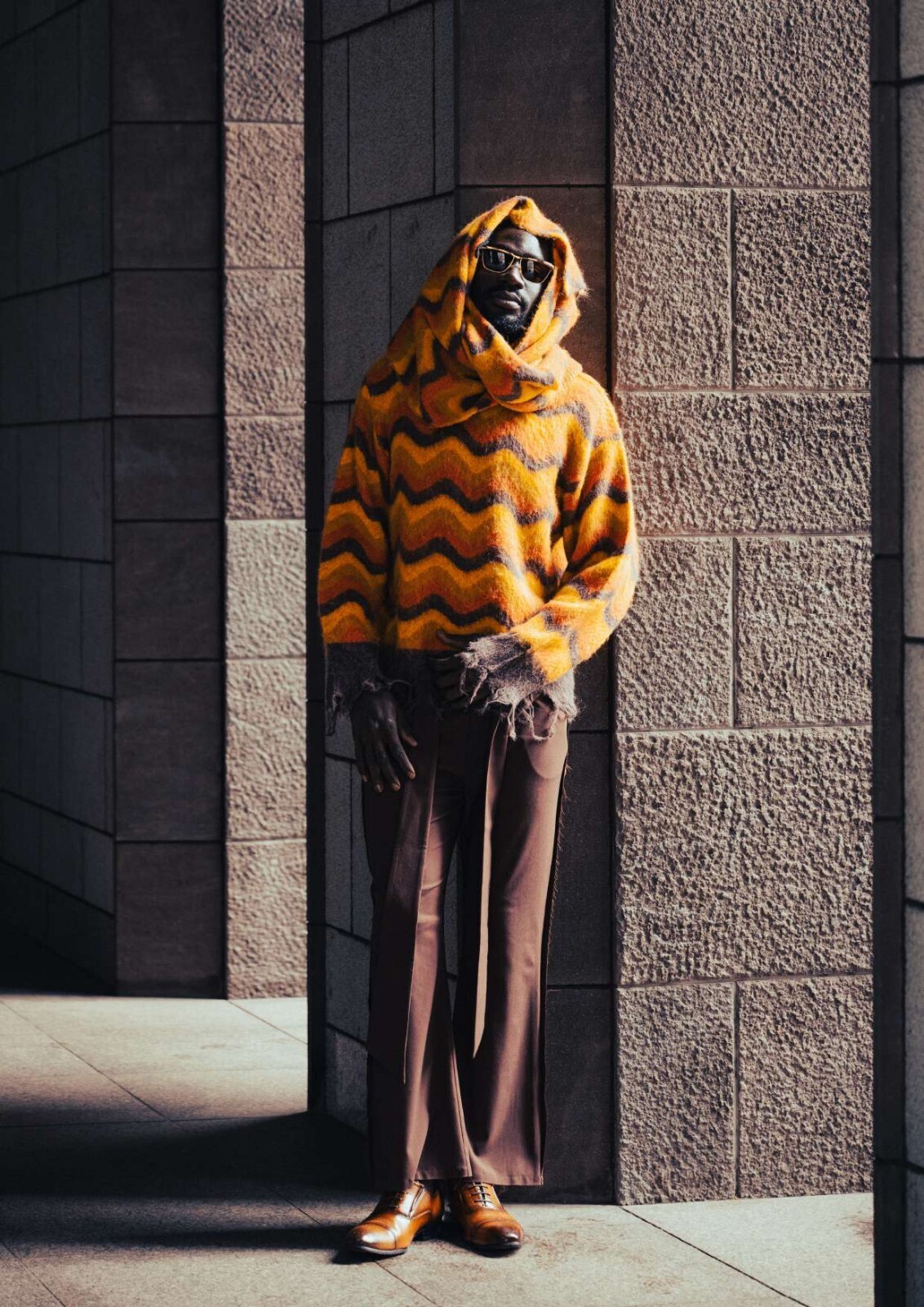 【kz】Lamrof Wave Mohair Stall Wave Mohair Stole - Lamrof 女士& 男士｜官方网站- REROPE