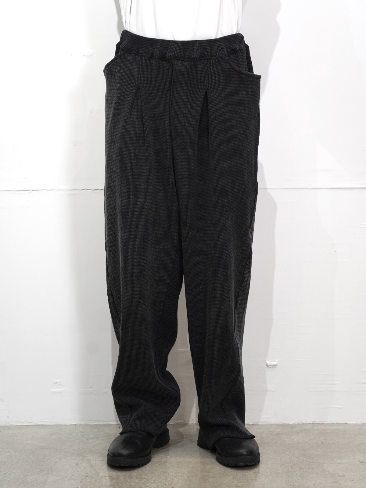 saby 男士 WAFFLE EASY PANTS - Pigment Stone Wash - 圖片10