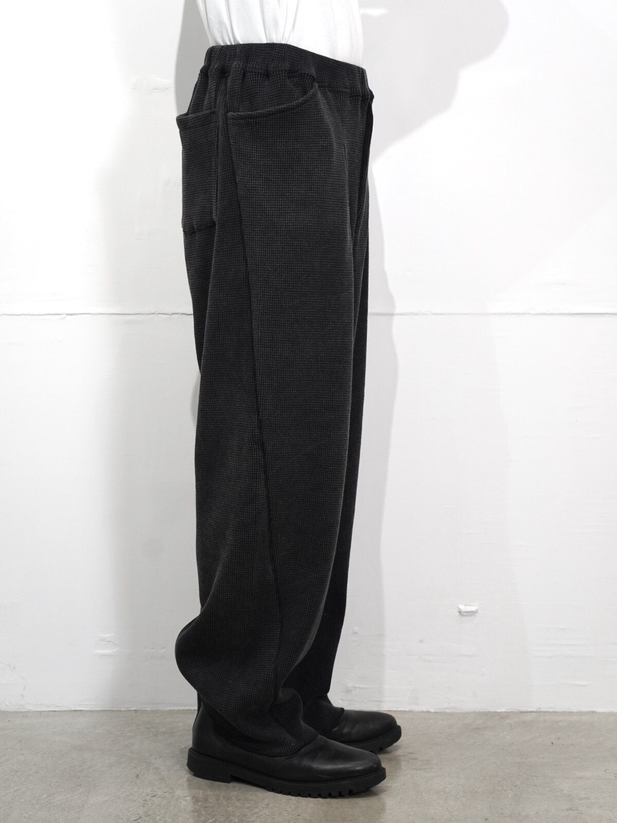 saby 男士 WAFFLE EASY PANTS - Pigment Stone Wash - 圖片11