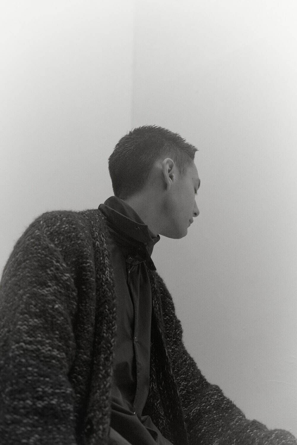 saby 男士 VINTAGE NYLON HIGH NECK SHIRTS - Limonta Nylon Fab - 圖片15