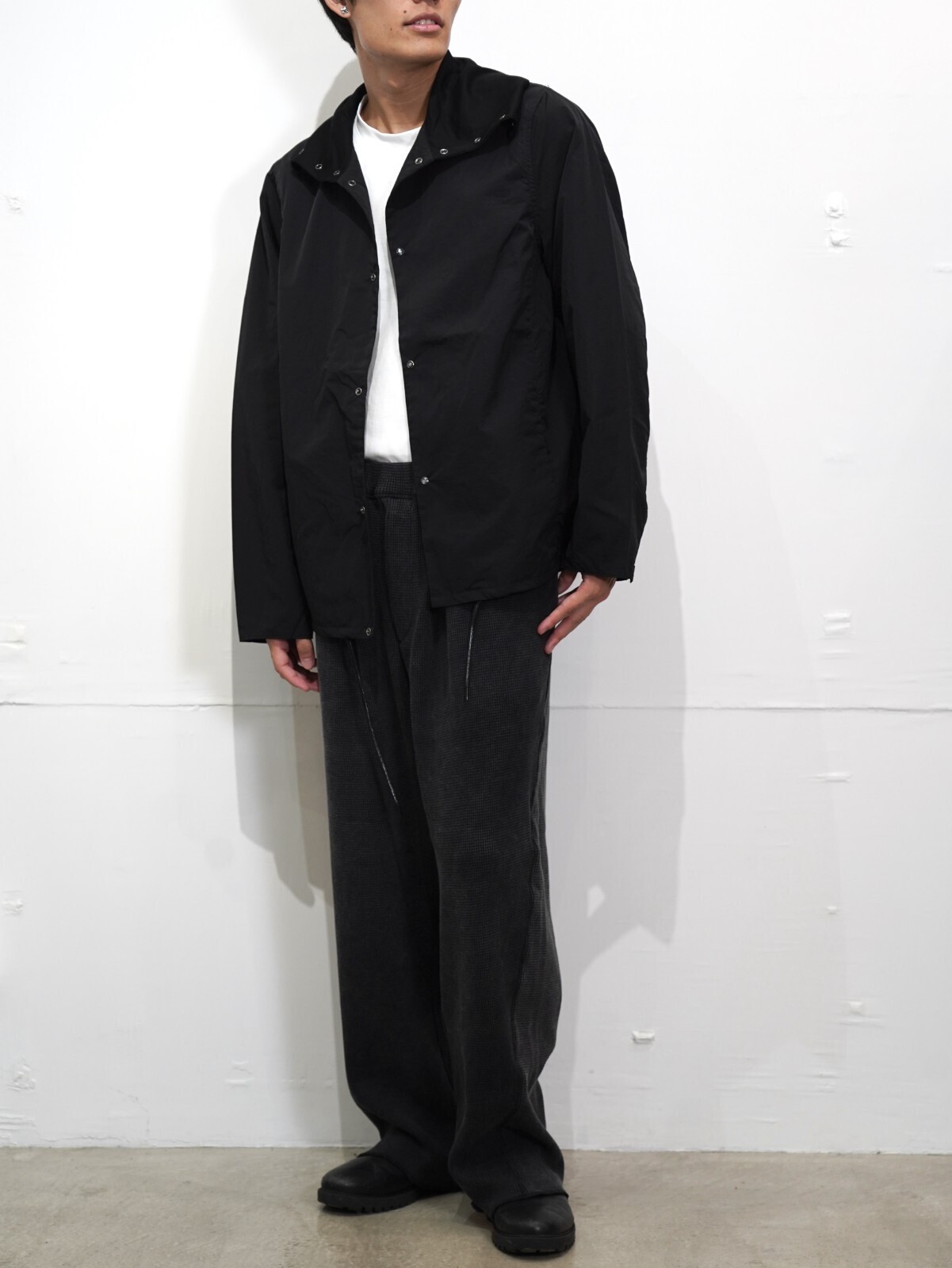 saby 男士 VINTAGE NYLON HIGH NECK SHIRTS - Limonta Nylon Fab - 圖片6