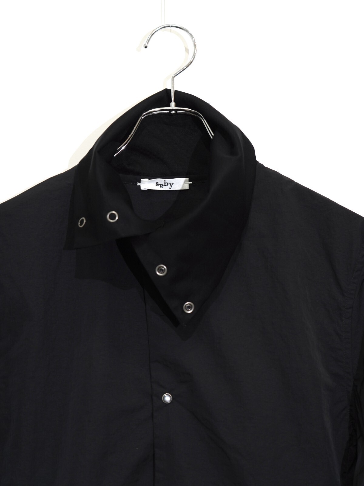 saby 男士 VINTAGE NYLON HIGH NECK SHIRTS - Limonta Nylon Fab - 圖片11