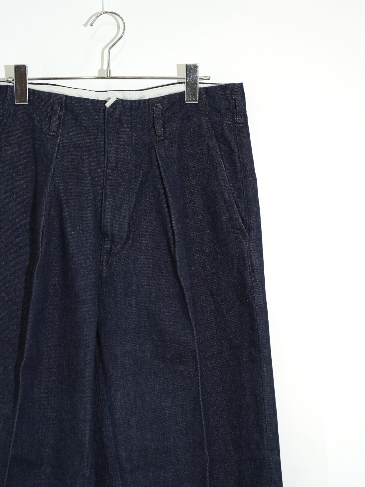 saby 男士 TUCK BAGGY TYPE 2 - 11oz Bingo Denim - 图片4