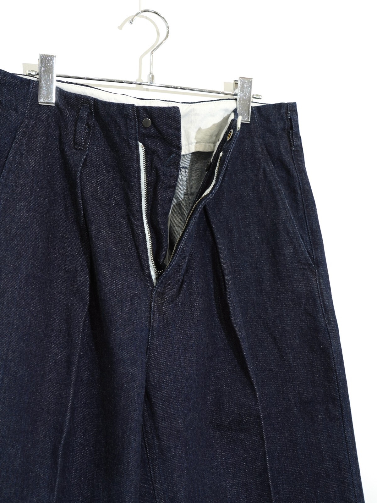 saby 男士 TUCK BAGGY TYPE 2 - 11oz Bingo Denim - 图片6