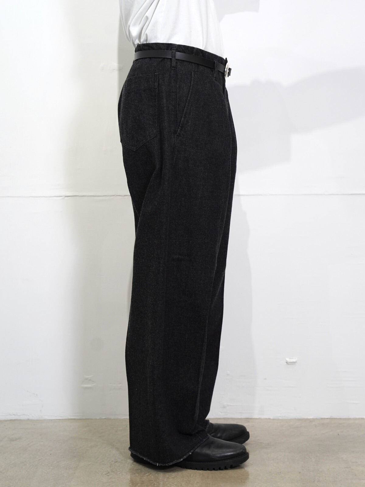 saby 男士 TUCK BAGGY TYPE 2 - 11oz Bingo Denim - 图片21