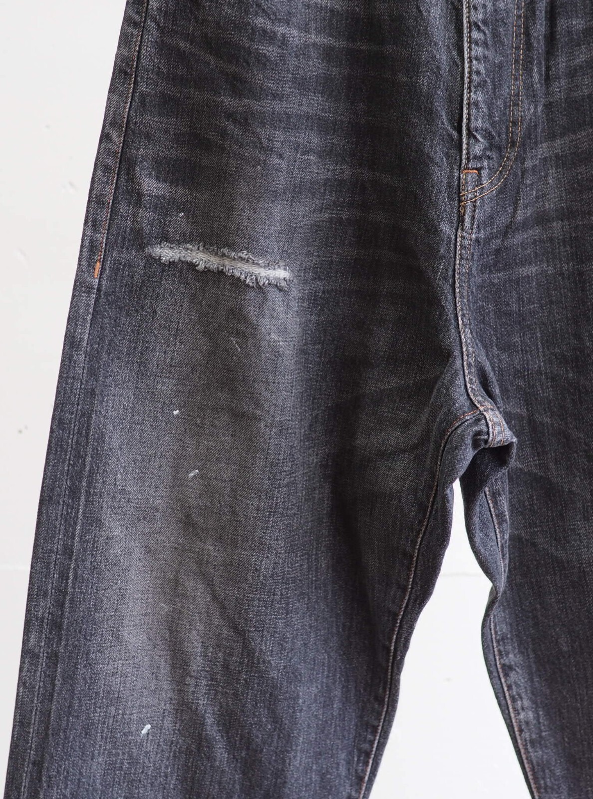 saby 男士 KAMATA DENIM TROUSER TYPE01 - Vintage Wash - - 12.5oz One Wash - 图片20