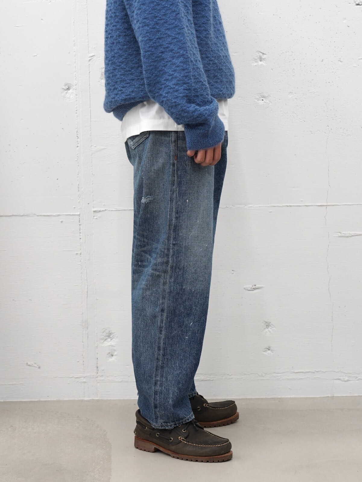 saby 男士 KAMATA DENIM TROUSER TYPE01 - Vintage Wash - - 12.5oz One Wash - 图片2