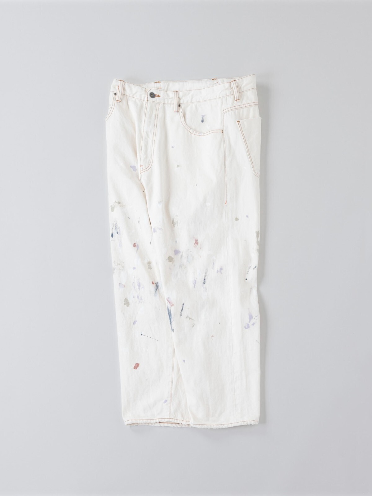 KAMATA DENIM TROUSER TYPE01 - Paint Vintage - - 12.5oz One