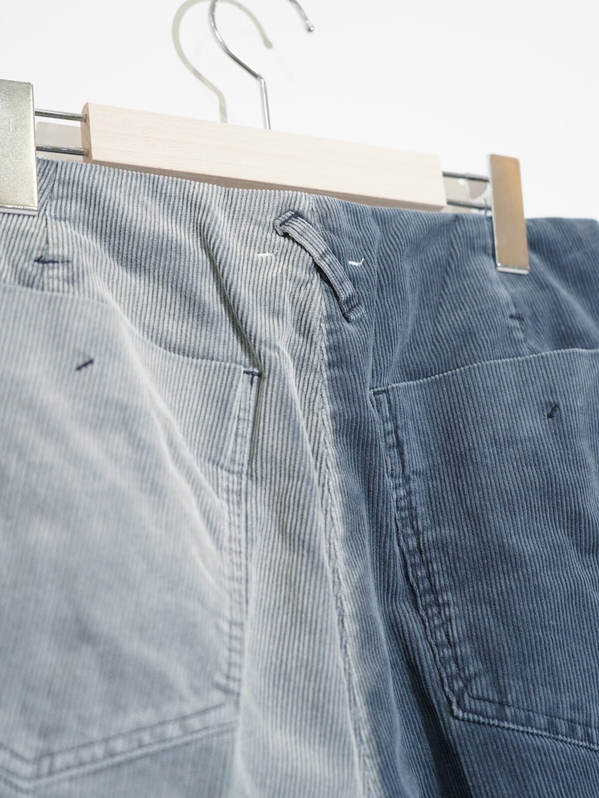 saby 男士 TUCK BAGGY CARGO PANTS - 12W Corduroy Sun Fade Processing - 圖片7